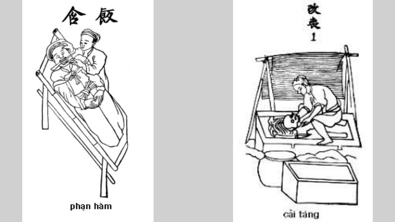 Tục nhớ thương và cho người chết ăn